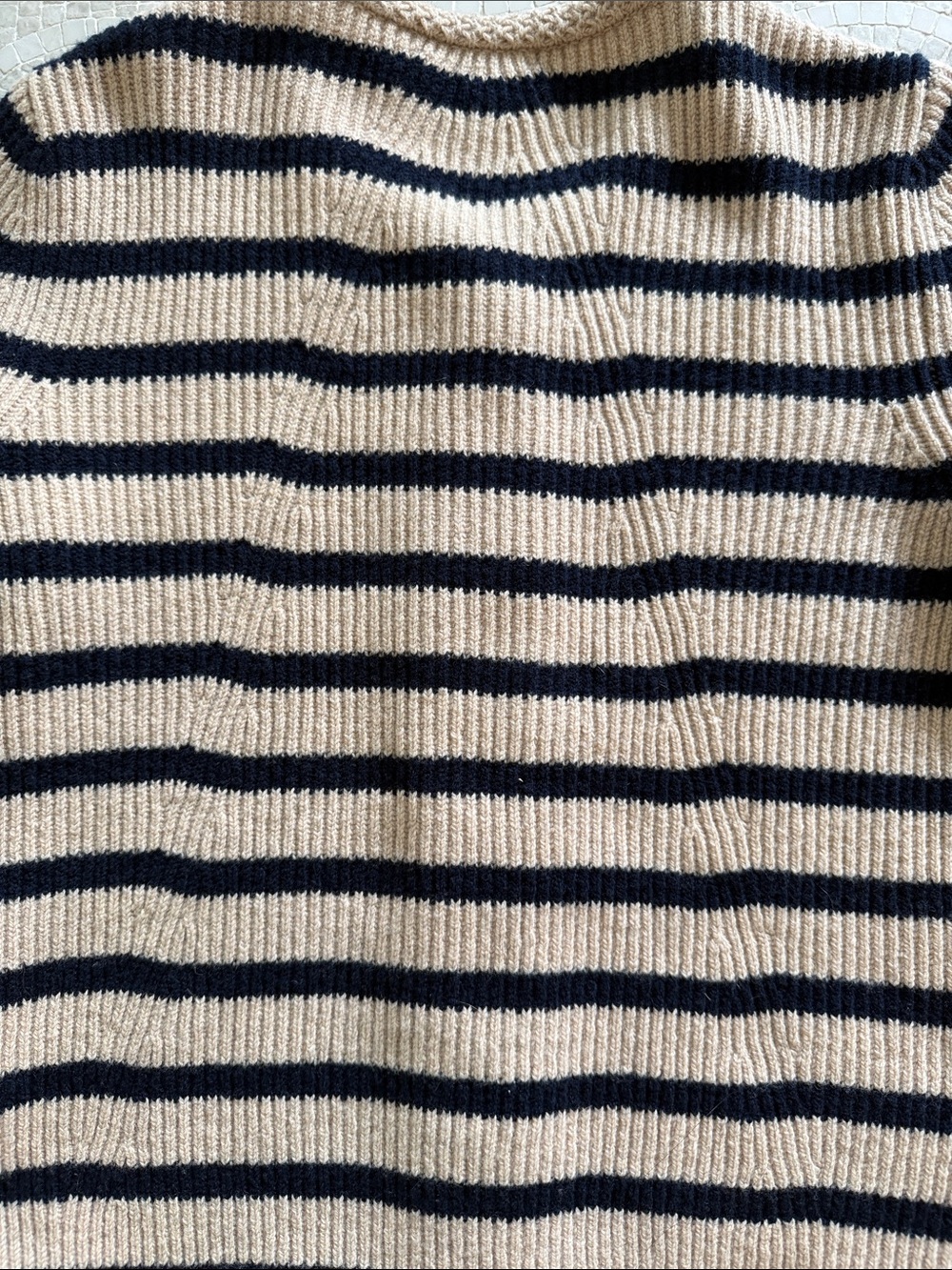 NWOT rag & bone Beige and Black Striped Button Cardigan - Picture 7 of 11